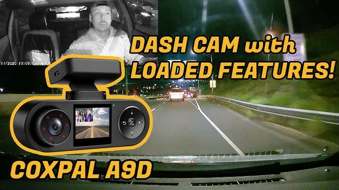 COXPAL 3 Channel Dash Cam Front and Rear Inside with GPS WiFi, Infrared  Night Vision, Supercapacitor, 2K+1080P+1080P Three Way Triple Car Dash  Camera