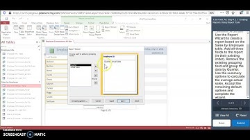 Access Chapter 4 Tutorial #2