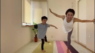ケガを予防、筋力UP おやこヨガ