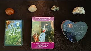 Tagesbotschaft 23.01.2026 Lenormand Der Klee (2)🍀Glück Zufriedenheit Humor🃏Liebe❤Vertrauen Geheimnis
