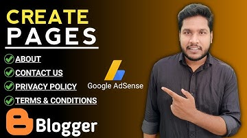 How To Create About Us, Contact Us, Privacy Policy , Term and Condition Page For Blogger | Free
