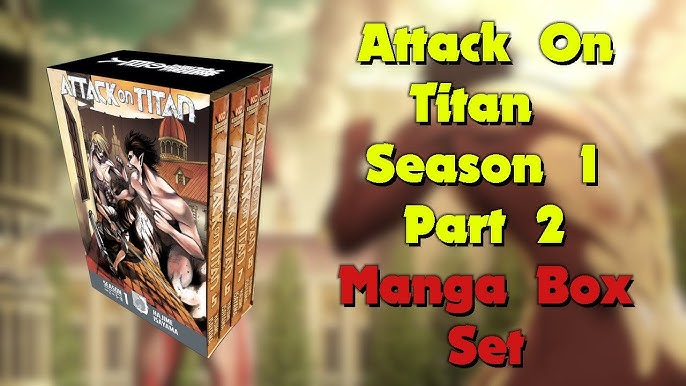 Books Kinokuniya: Attack on Titan: Season 1 Part 1 - Manga Box Set  (4-Volume Set / vol. 1 - 4) / Isayama, Hajime (9781632366993)