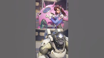 Dva and Winston interaction - Overwatch 1 interaction
