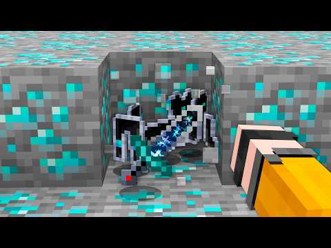 MANHUNT but DIAMONDS drop AVARITIA in Minecraft