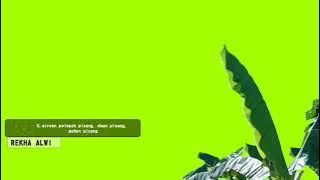 Green screen pelepah pisang,daun pisang, pohon pisang bergerak - PartGNY