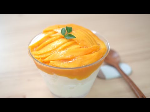 카페사장이 알려주는 5성급 호텔 망고우유빙수 집에서 만들기 Mango Milk shaved ice :: 지니 Jiny