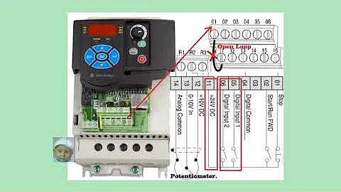 Allen Bradley VFD/AC DRIVES FIXED FREQUENCY / Preset Speed & MOP SPEED REFERENCE.Parameter & Wiring.