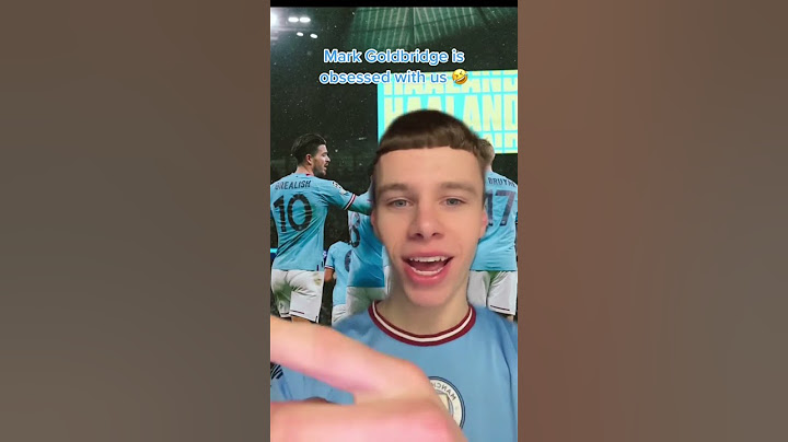 Mark Goldbridge Is OBSESSED With Manchester City! 🤣 #shorts