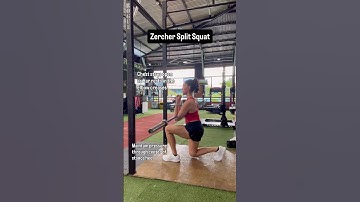 Zercher split squat