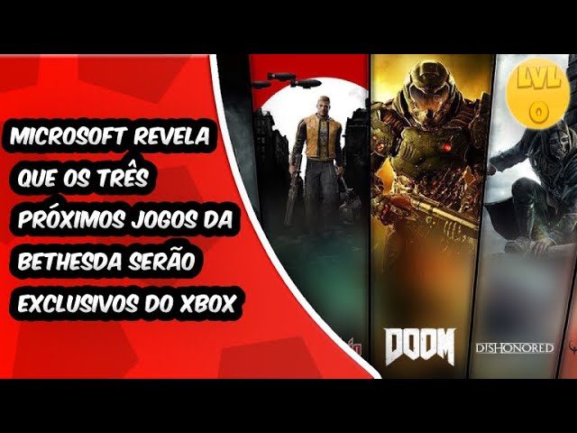 Três próximos jogos da Bethesda serão exclusivos para Xbox e PC