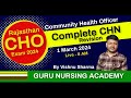 Rajasthan CHO (Complete CHN Revision) 2024