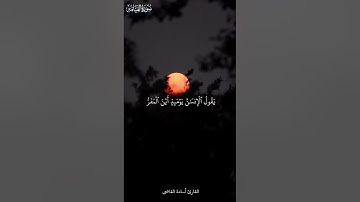 سورة القيامة | Surah Al-Qiyamah | فإذا برق البصر وخسف القمر | تلاوة خاشعة بصوت القارئ أسامة القاضي 🤎