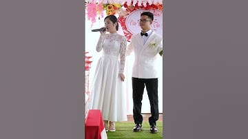Cô dâu hát cực hay trong đám cưới của mình #codauviet #damcuoi #wedding