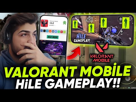 VALORANT MOBİLE HİLE GAMEPLAY! 😲 OYUN ÇIKMADAN HİLE AÇAN ADAM! 