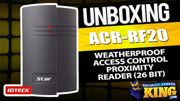 Unboxing - ACR-RF20 - IDTECK Weatherproof Access Control Proximity Reader (26 bit)