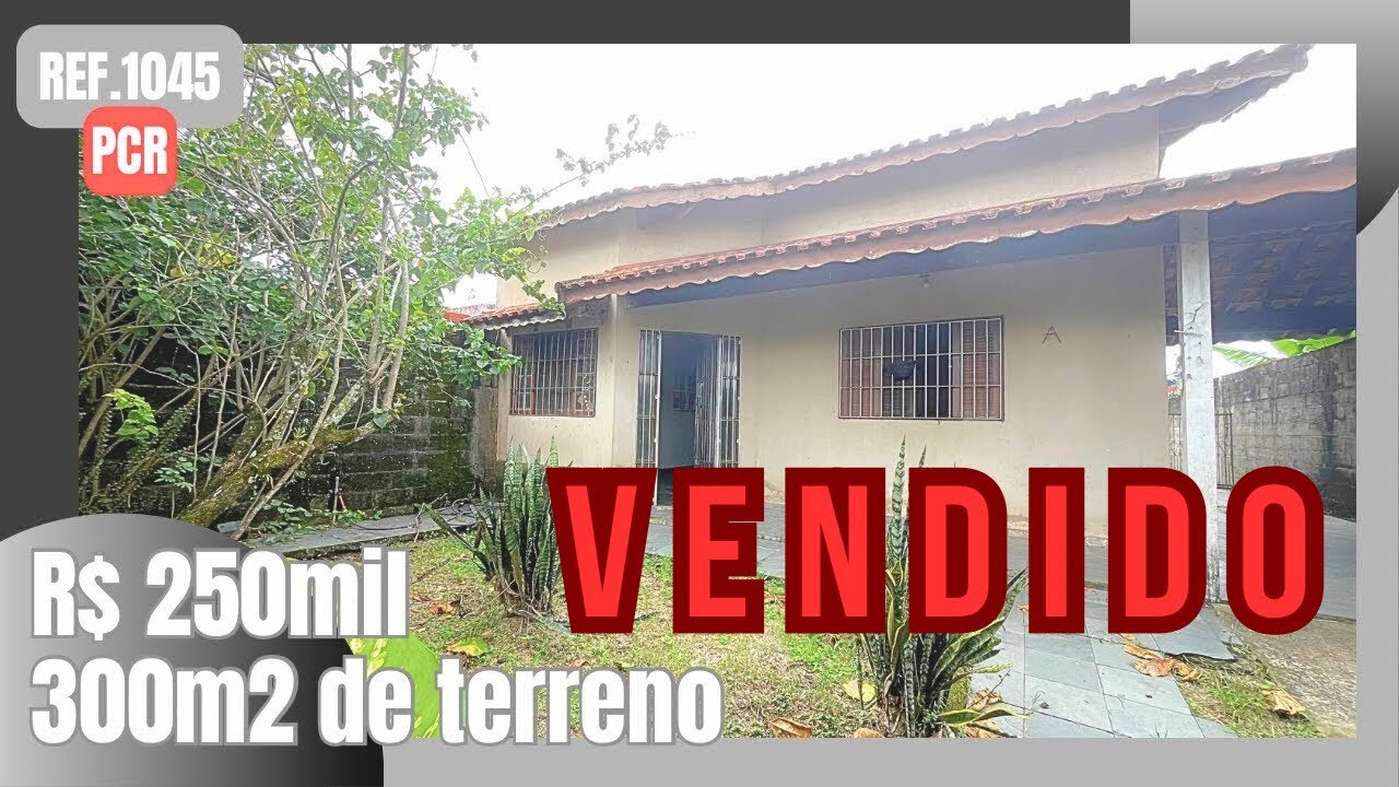REF.1045 Super oportunidade Apenas R$ 250mil e lote de 300m2