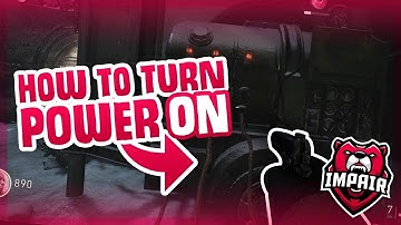 HOW TO TURN ON THE POWER IN COD WORLD WAR 2 ZOMBIES!(THE FINAL REICH)