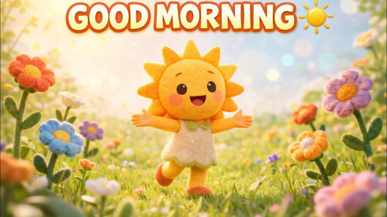 Good Morning ☀️ | Cute Kids Song🌼