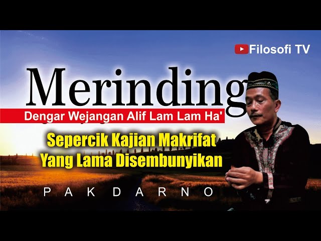 WEJANGAN ALIF LAM LAM HA'!! RAHASIA TUHAN DALAM DIRI MANUSIA - PAK DARNO class=