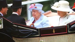 The Queen & British Royal Family Arrive Carriage Procession ALL MOMENTS - Royal Ascot Day Two 2018