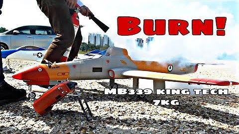 TURBINE ENGINE CATCHES FIRE FIRST START MB339 WITH KING TECH K-70g4