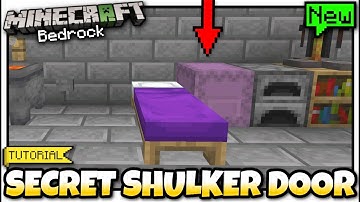 Minecraft - SECRET SHULKER DOOR [ Redstone Tutorial ] MCPE / Xbox / Bedrock