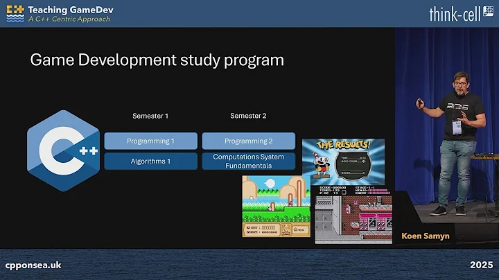 Lightning Talk: Teaching GameDev - A C++ Centric Approach - Koen Samyn - C++ on Sea 2025