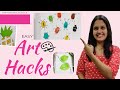 EASY ART HACKS | EASY PAINTING HACKS EVERYBODY CAN DO | FUN &amp; CREATIVE | TIPS &amp; TRICKS FOR BEGINNERS