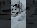 Снежный ураган в CANTON NEW YORK фура застряла, на день в снег ❄️