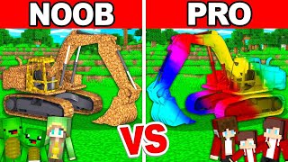 Mikey vs JJ DIRT vs RAINBOW DIGGERS in Minecraft - NOOB vs PRO