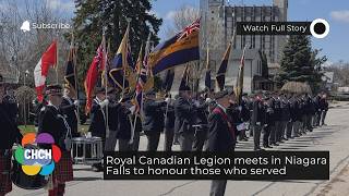 Royal Canadian Legion meets in Niagara Falls to honour those who served
