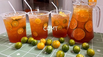 🧃Công thức pha trà tắc kinh doanh chuẩn ngon |557|