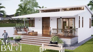 Simple and Elegant Modern Bungalow House Design | 3-Bedroom