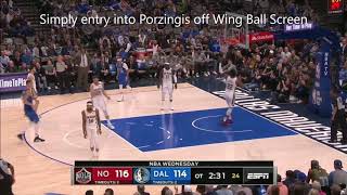Dallas Mavericks I Screen Action
