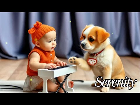 Cute baby & Dog - Beautiful Relaxing Music Playlist for Relieves Stress relief, Anxiety, Sleep Cute baby & Dog - Beautiful Relaxing Music Playlist for Relieves Stress relief, Anxiety, Sleep