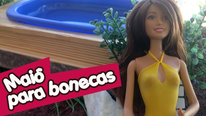 Como fazer roupinhas para Barbie com balão neon bexiga Neon 👗👙🧥 #barbie  