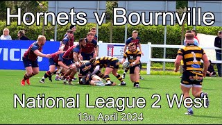 Hornets RFC v Bournville RFC 13th April 2024