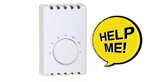 Wall Heater Thermostat repair.