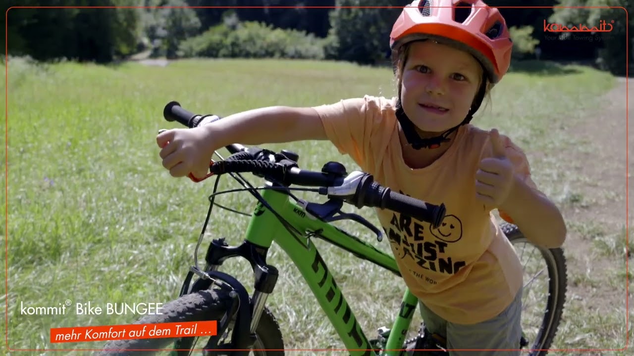 kommit® Bike Bungee - Kinder noch leichter bergauf schleppen