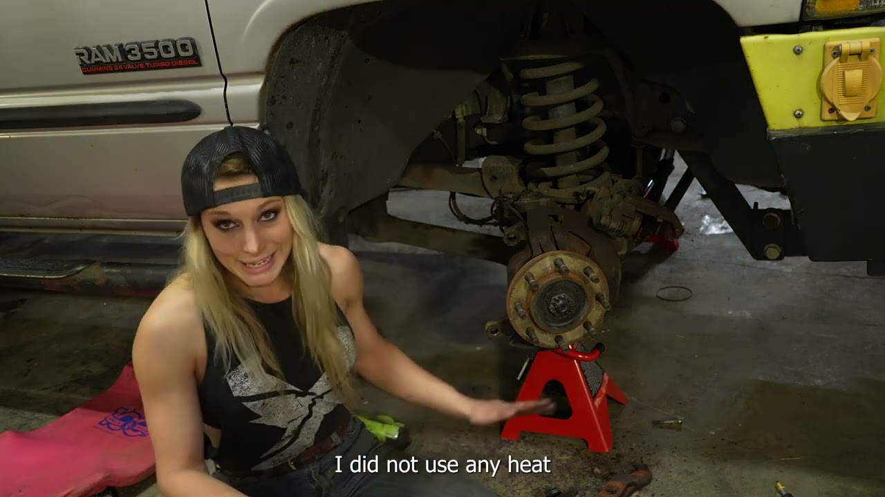 02 Dodge Ram hub and rotor removal