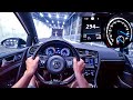 2017 VW GOLF 7 R TUNED 510HP NIGHT POV DRIVE Onboard (60FPS)