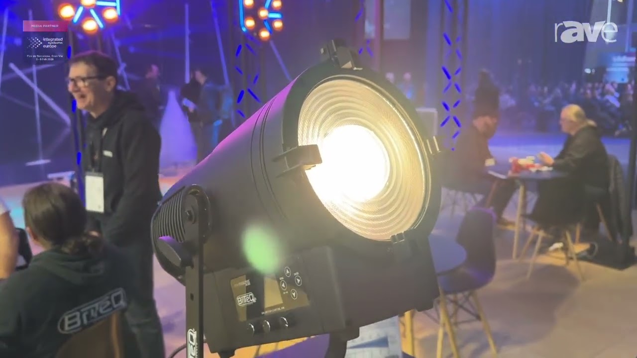 ISE 2026: Briteq Showcases BTI-THEATRE 6C20 Full-Color LED Fresnel Spotlight at BEGLEC Booth