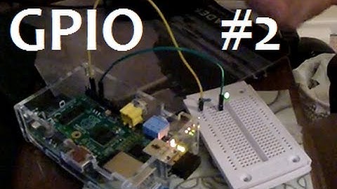 GPIO Tutorial for Pi Part 2 - Programming the GPIO