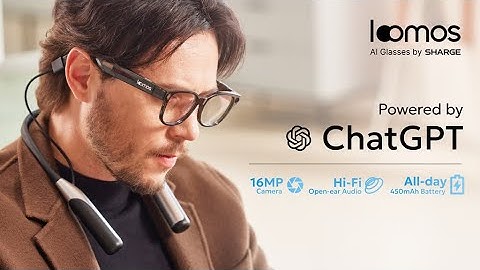 loomos AI Glasses  All day 16MP Capture & Memory with GPT 4o