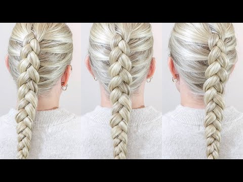 How To Dutch Braid Your Own Hair For Beginners - FOLLOW ALONG & REAL TIME TALK THROUGH  - PART 2