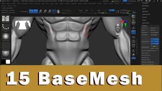 Esculpindo Personagem no Zbrush P15 #grátis #basemesh free #modelo base #stl zbrush free