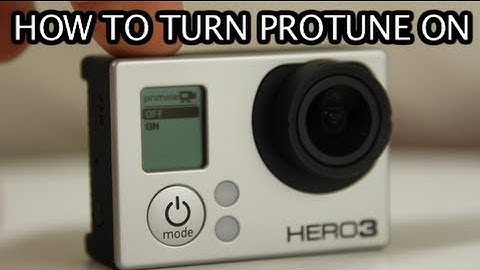 How To Turn Protune / WB (white balance) ON - Hero3 Black - GoPro Tip #86 | MicBergsma