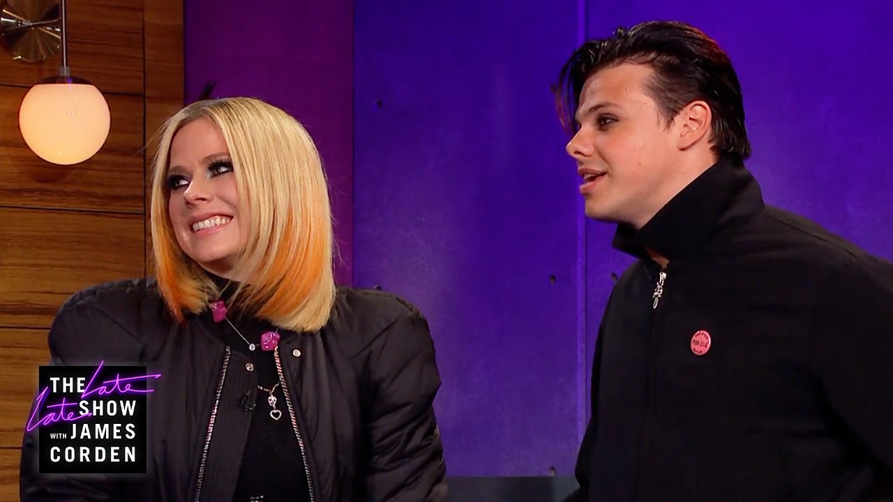 What's On Avril Lavigne & YUNGBLUD's Holiday Menus? – The Late Late Show with James Corden