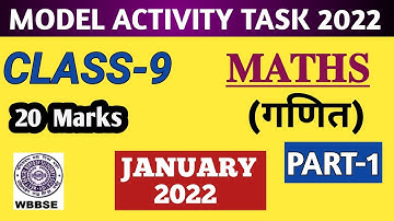 Class 9 Math(गणित) Model Activity Task Part 1 January 2022 Hindi Medium/Model Activity Task In Hindi