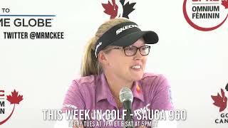 Brooke Henderson sporting a new look with glasses ahead of the CP Women's Open in Vancouver